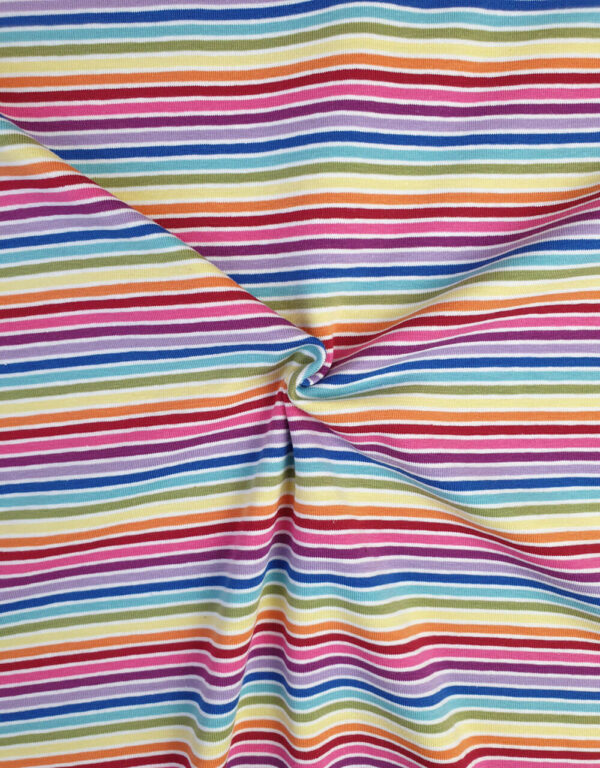 #J024 Jersey Regenbogen-Streifen #J024 Jersey Regenbogen-Streifen