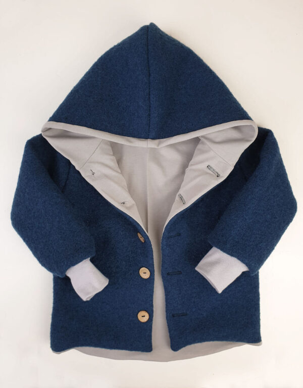 Walkjacke dunkelpetrol, hellgrau Walkjacke dunkelpetrol, hellgrau