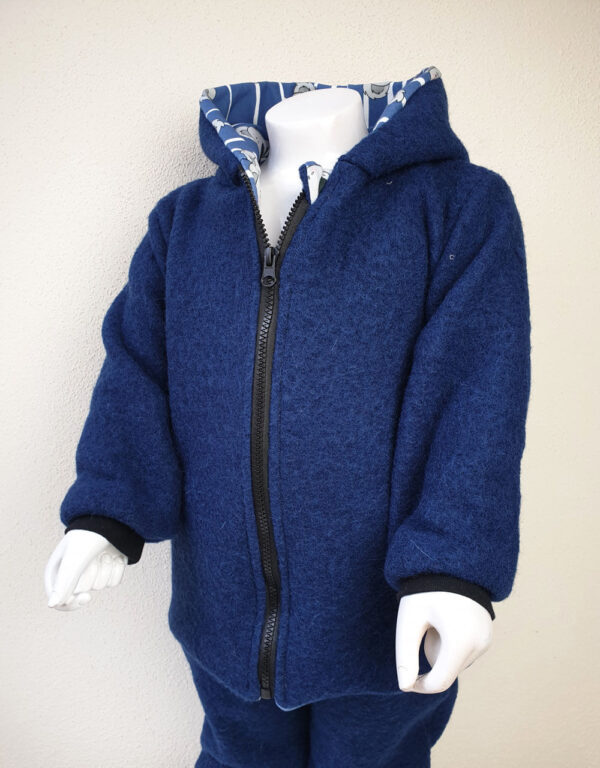 Walkjacke jeansblau, blau mit Koala Walkjacke jeansblau, blau mit Koala