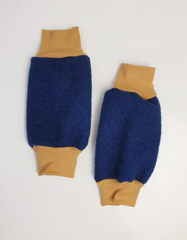 Stulpen aus Walk jeans-blau Stulpen aus Walk jeans-blau