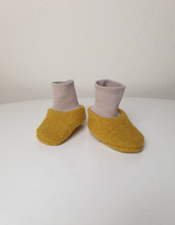 Walkschuhe senf-gelb Walkschuhe senf-gelb