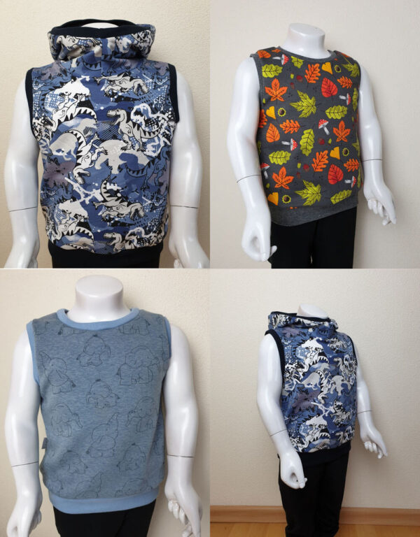 Dein Wunsch-Pullunder aus French Terry, Sweat oder Fleece Dein Wunsch-Pullunder aus French Terry, Sweat oder Fleece